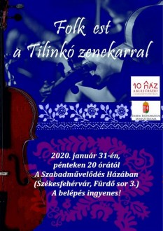 Folk est lesz a Tilinkó zenekarral pénteken a Szabadművelődés Házában